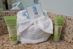 Signature toiletries at Morro Shores Inn